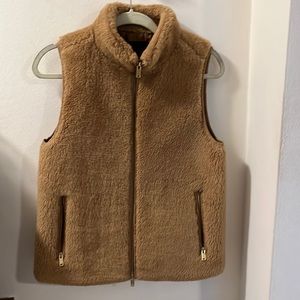 J.Crew faux fur vest